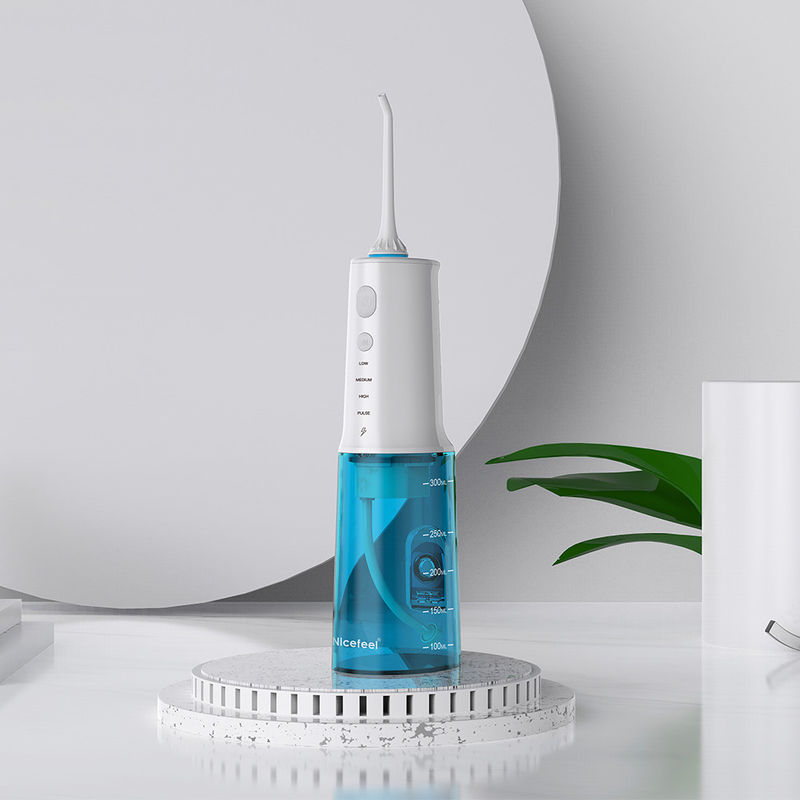 أفضل جهاز تنظيف الأسنان بالطاقة الكهربائية للسفر Nicefeel Wireless Water Flosser IPX7 بطارية 1900 مللي أمبير في الساعة