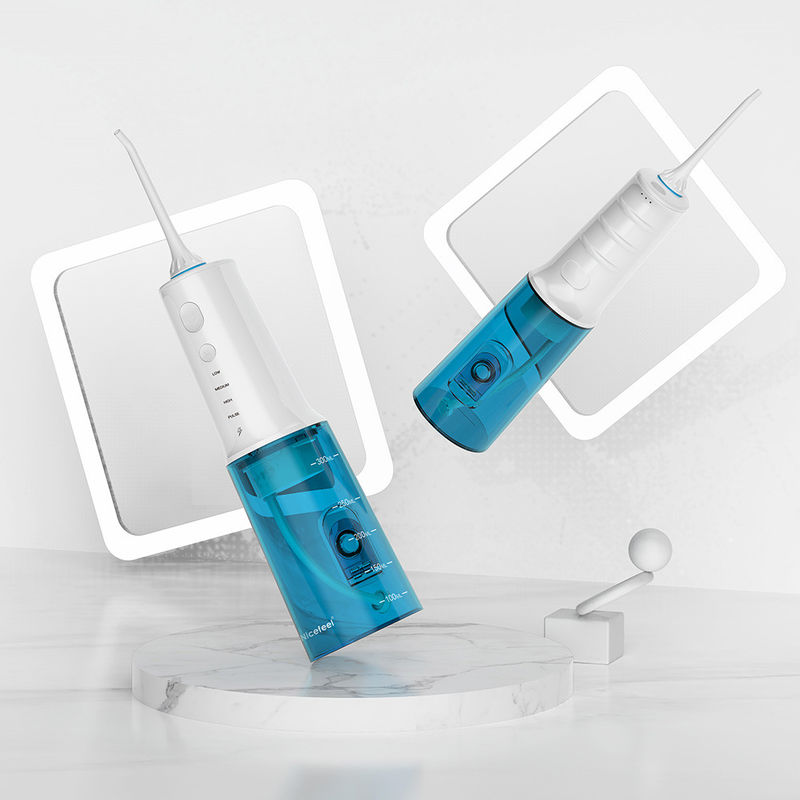 أفضل جهاز تنظيف الأسنان بالطاقة الكهربائية للسفر Nicefeel Wireless Water Flosser IPX7 بطارية 1900 مللي أمبير في الساعة