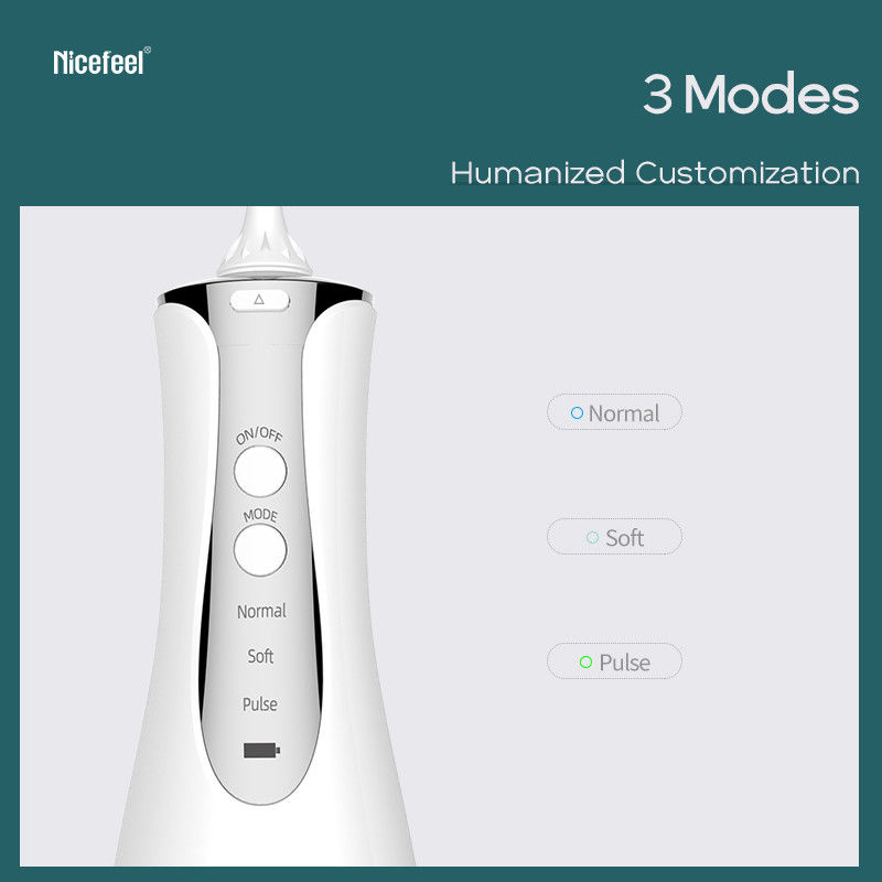 Nicefeel Water Flosser للعناية العلمية لصحة الفم جهاز الري الفموي المحمول
